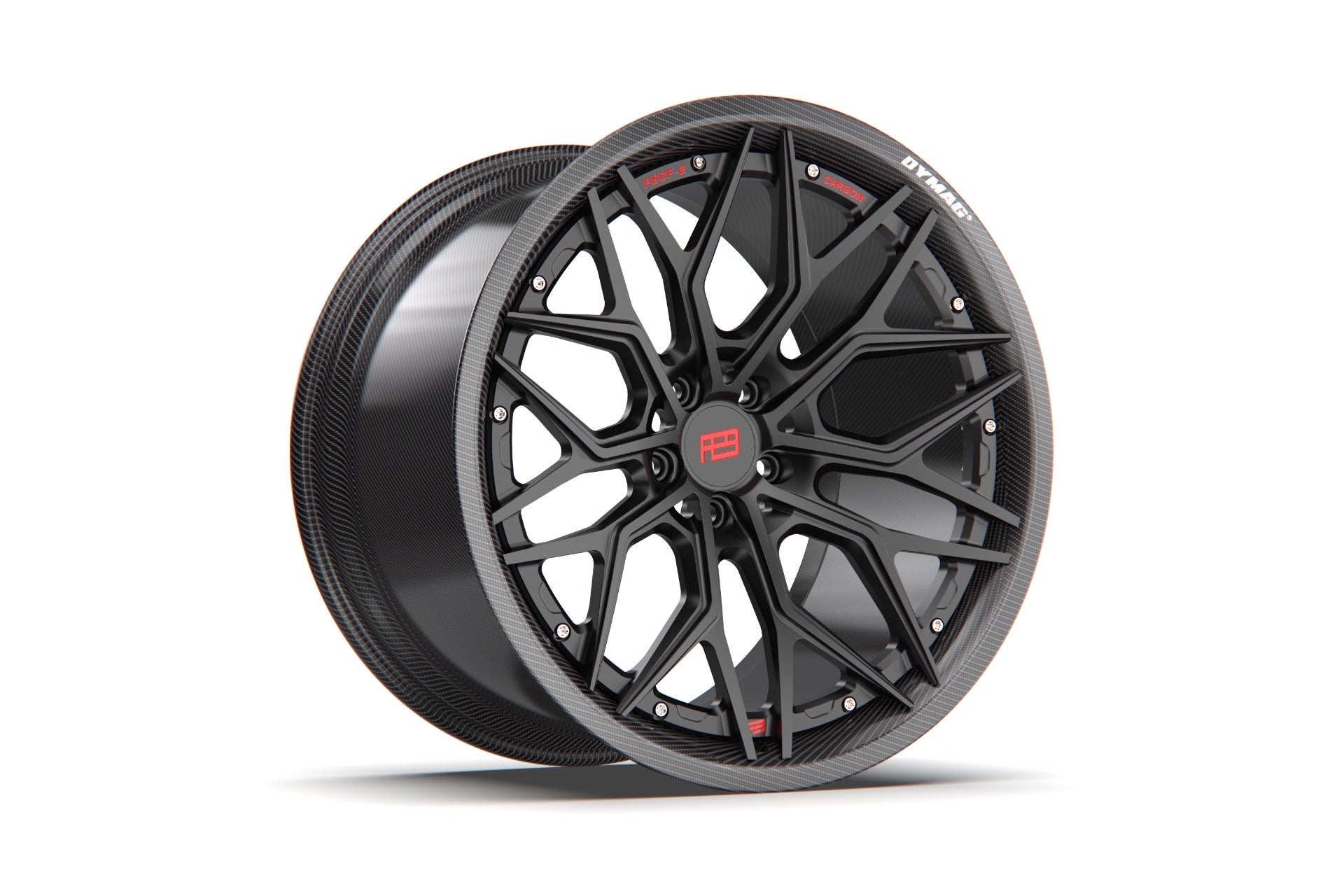 DYMAG 2 Piece Carbon Fibre Wheels