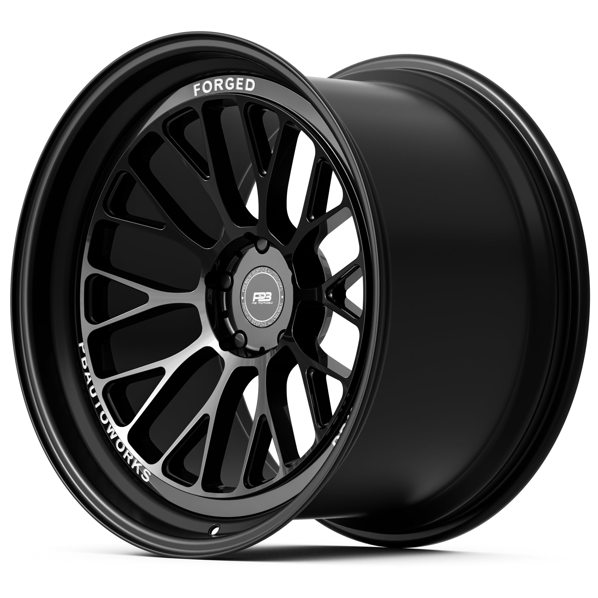 PB 101 forged wheel, 2-piece, 20"/21"/22", fits Nissan GTR R35, Porsche 911 992 Turbo S, VW Transporter