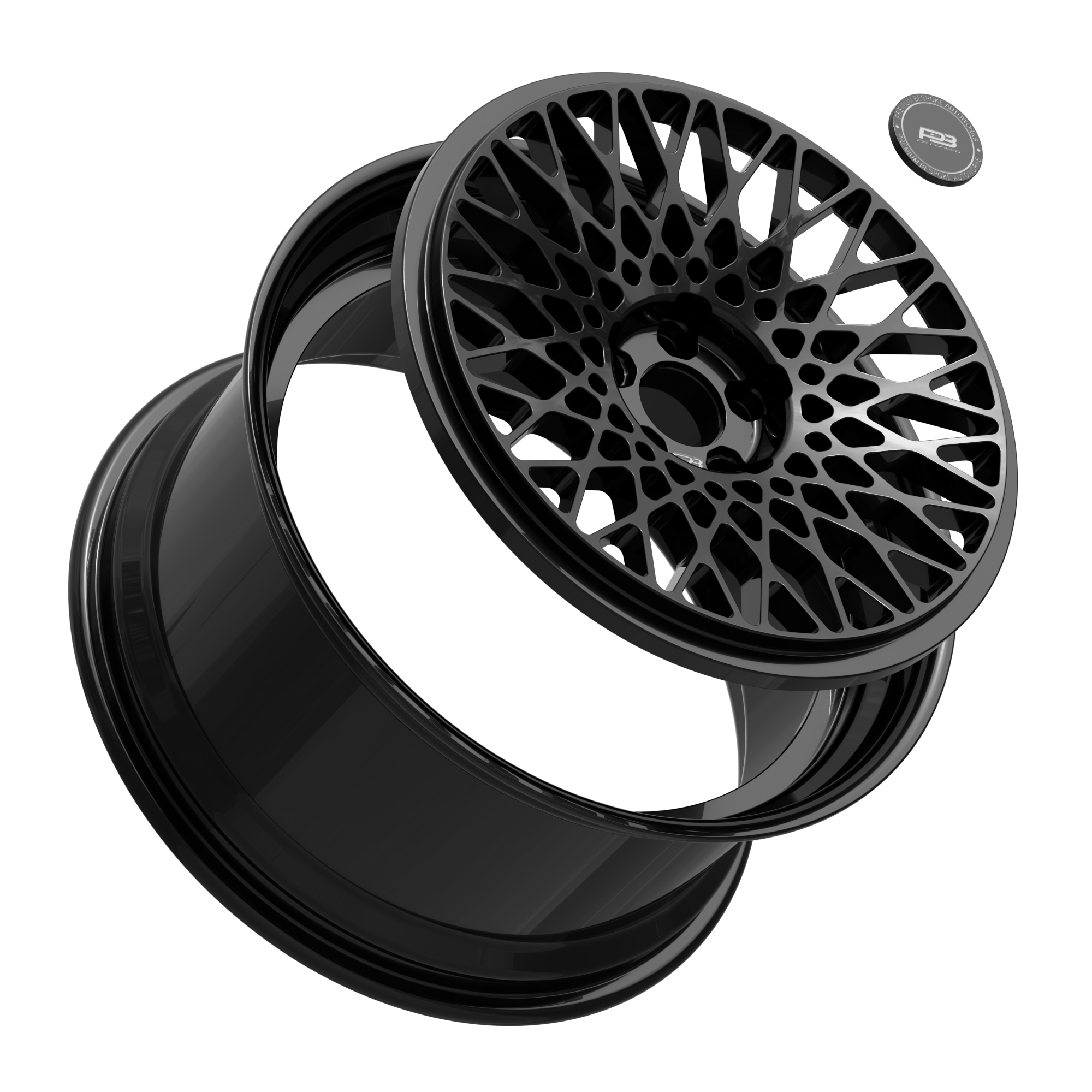 PB 106 forged wheel, 2-piece
