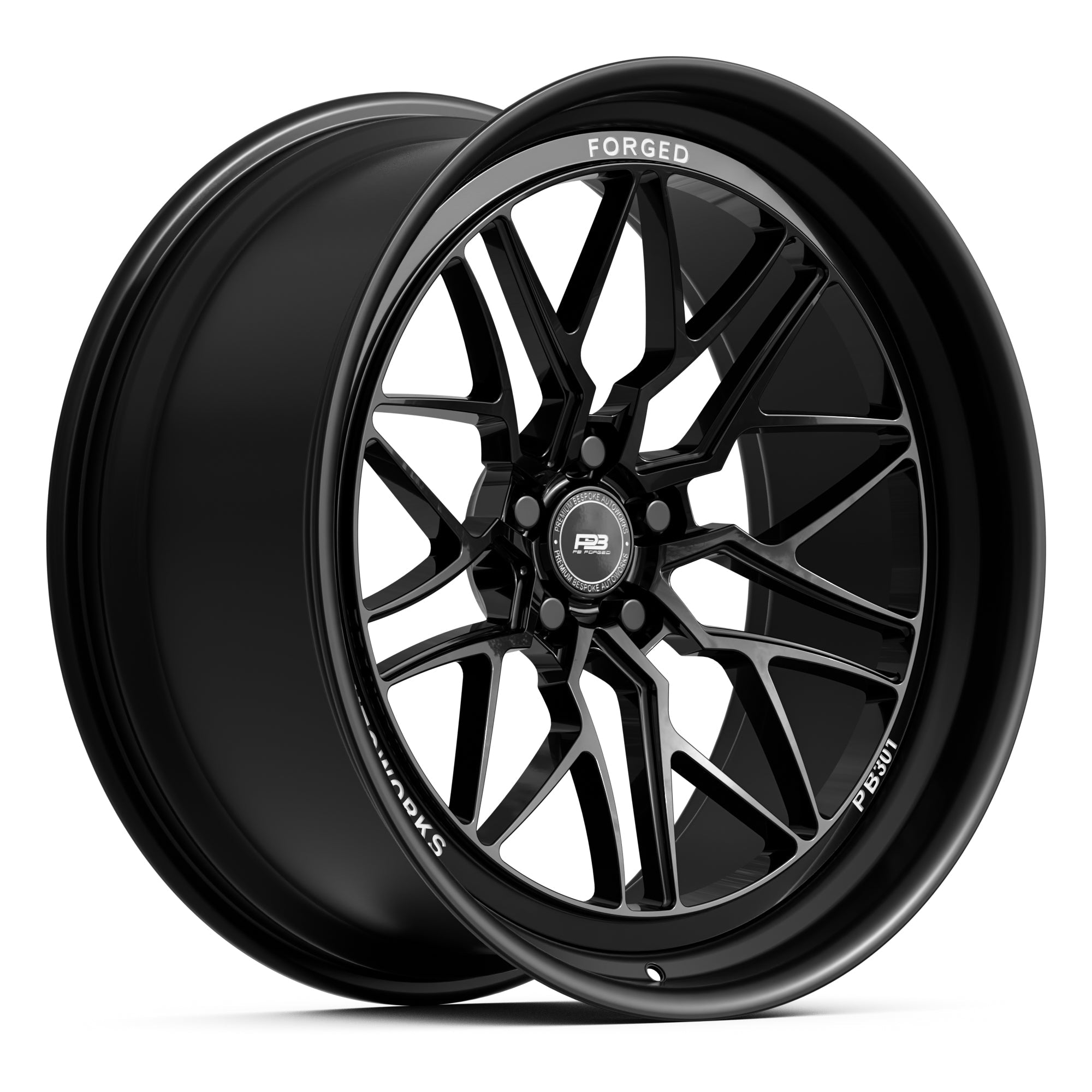 PB 301A forged wheel, 2-piece, fits Mercedes-AMG G63 (Onyx G7 conversion), front profile