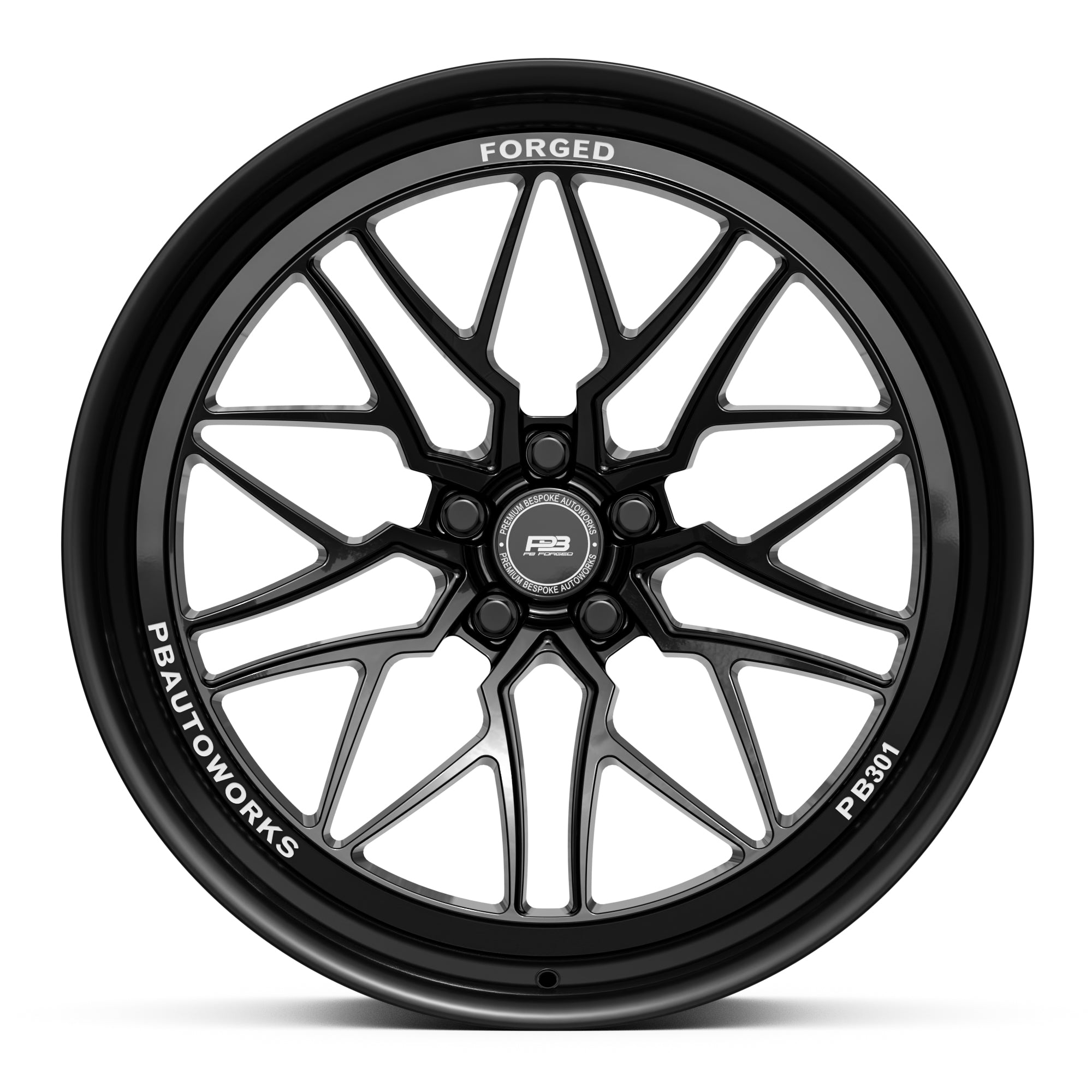 PB 301A forged wheel, 2-piece, fits Mercedes-AMG G63 (Onyx G7 conversion), side profile