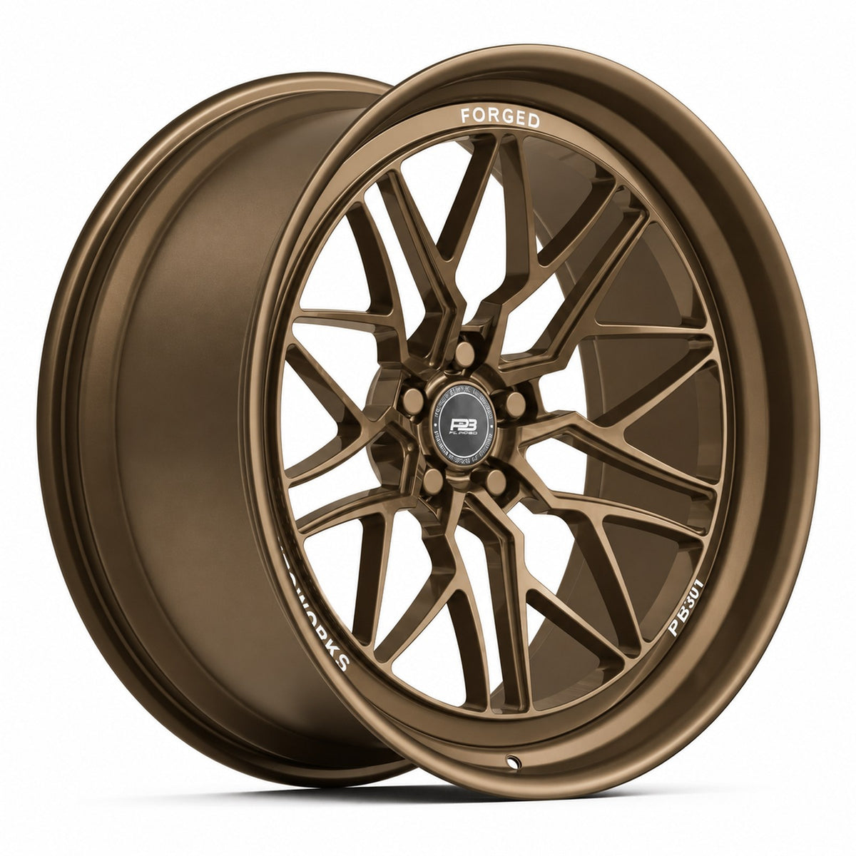 PB 301A forged wheel in satin bronze