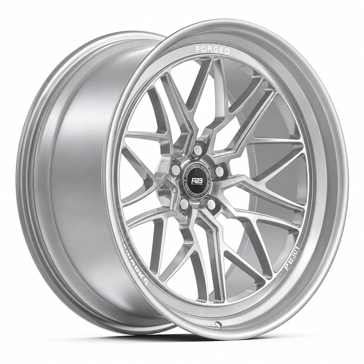 PB 301A forged wheel in silver