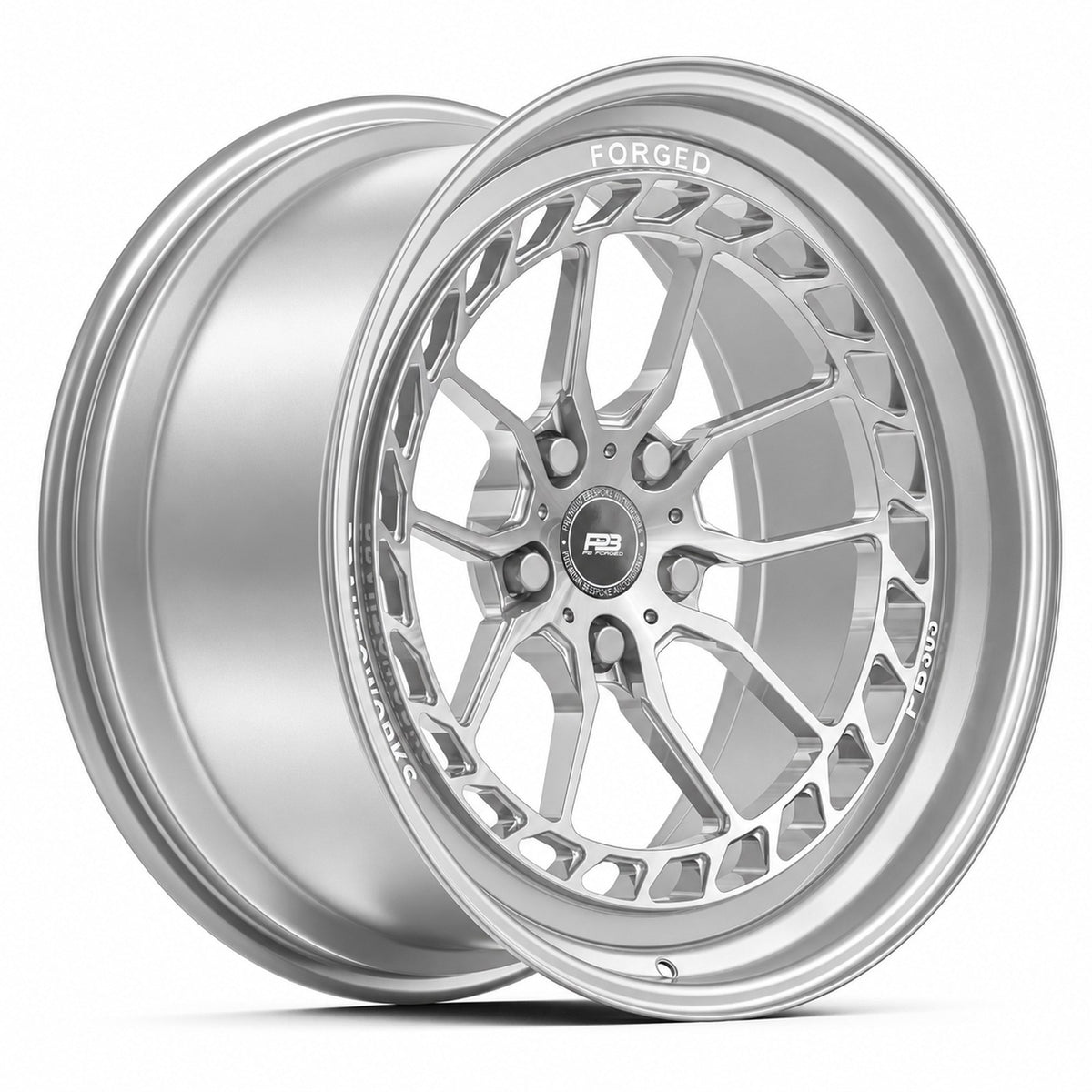PB 303 forged wheel in silver