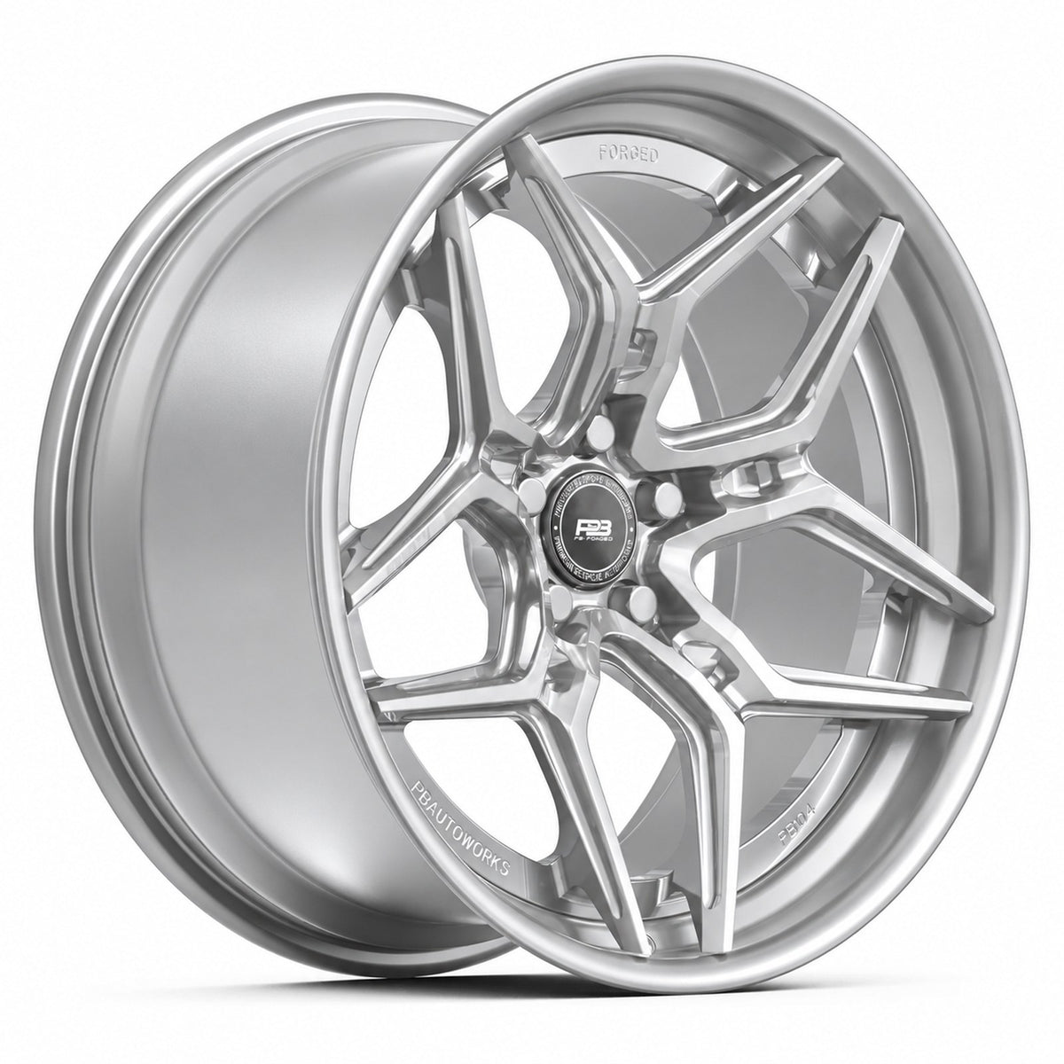 PB 401 forged wheel in silver