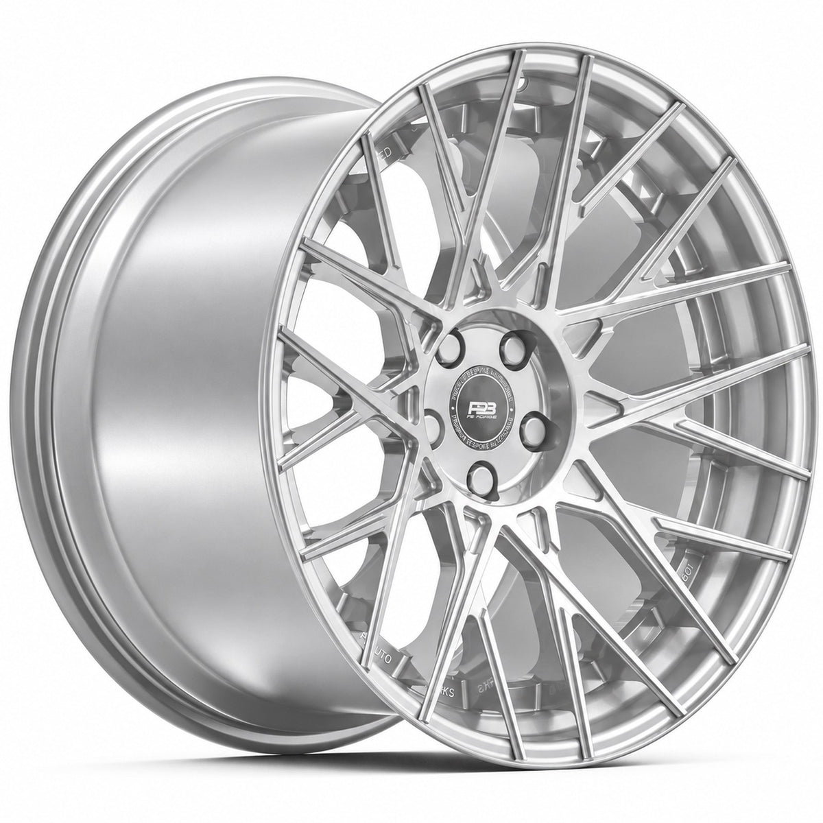 PB 601A forged wheel in silver