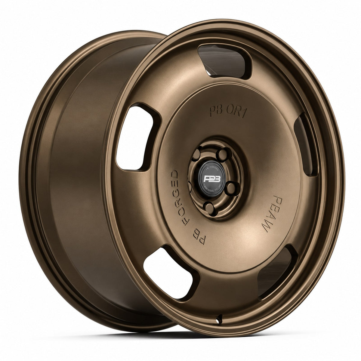 PB OR-1 forged wheel in satin bronze