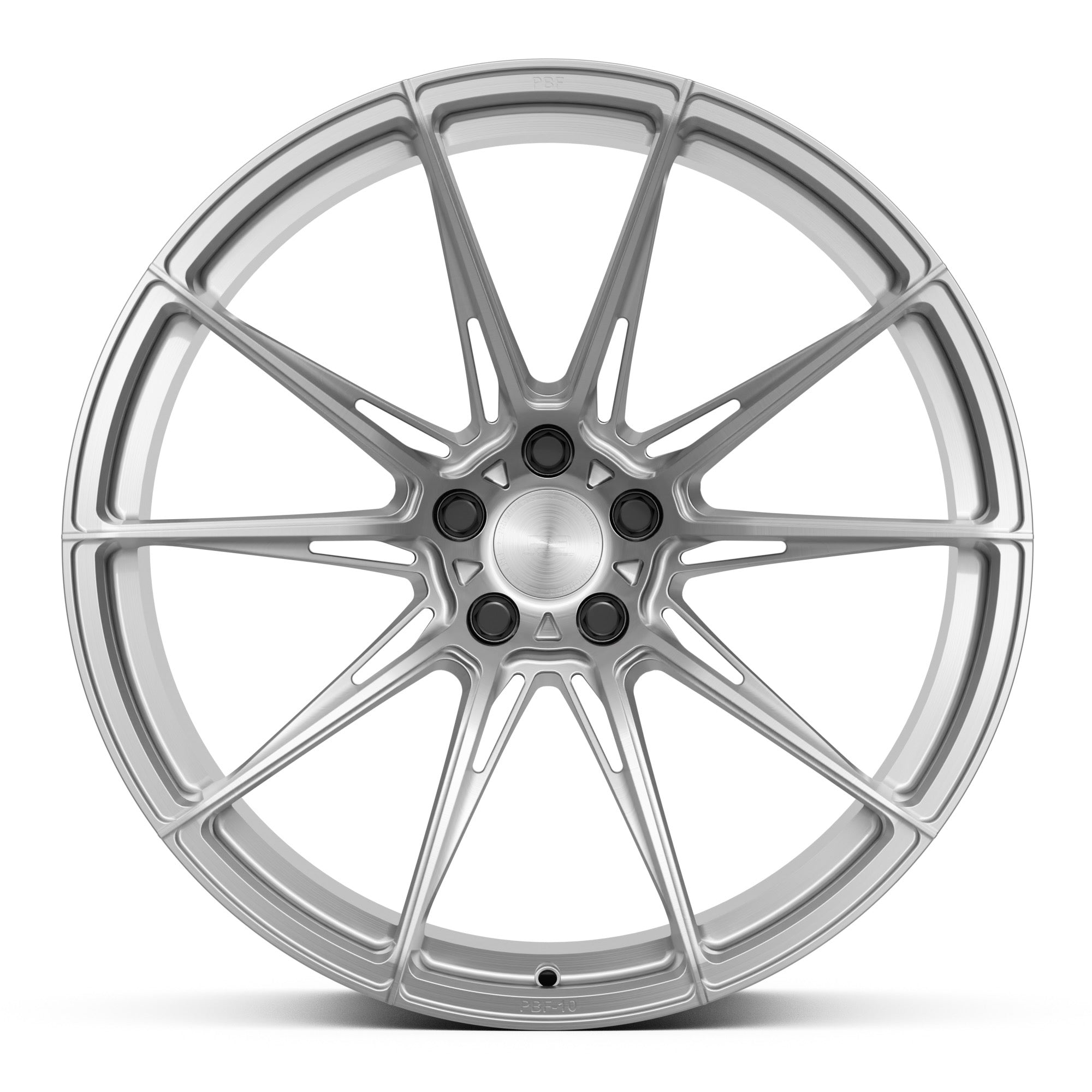 PBF-10 forged wheel, monoblock, front profile