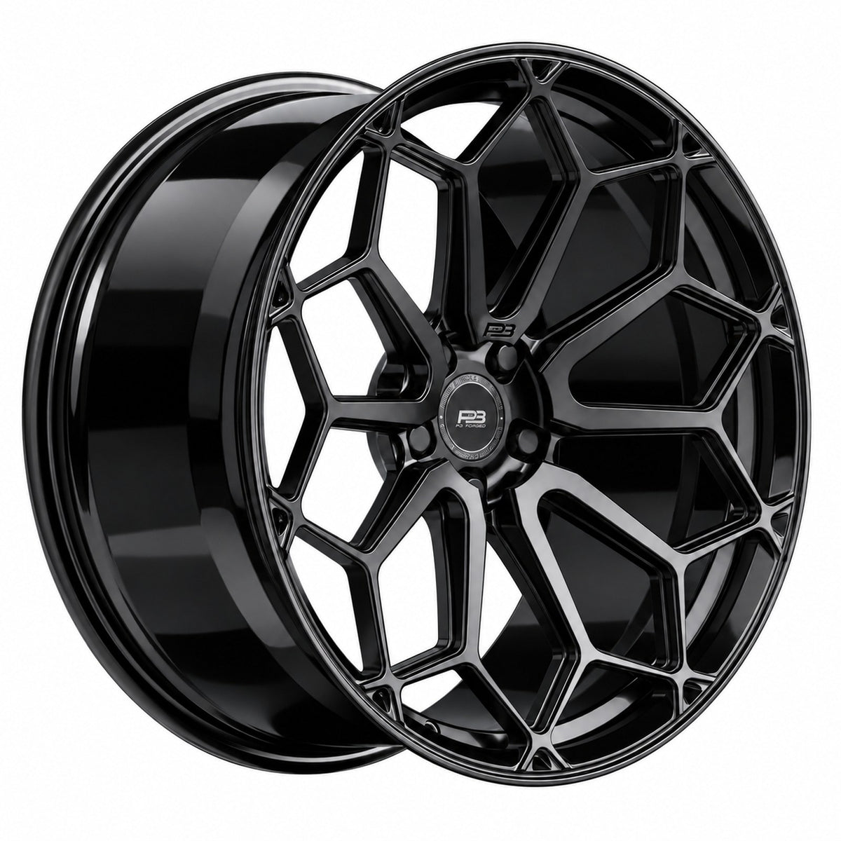 PBF-12 forged wheel in gloss black