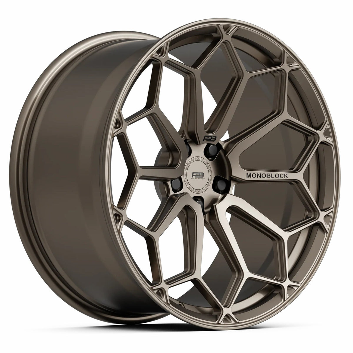 PBF-12 forged wheel in satin bronze
