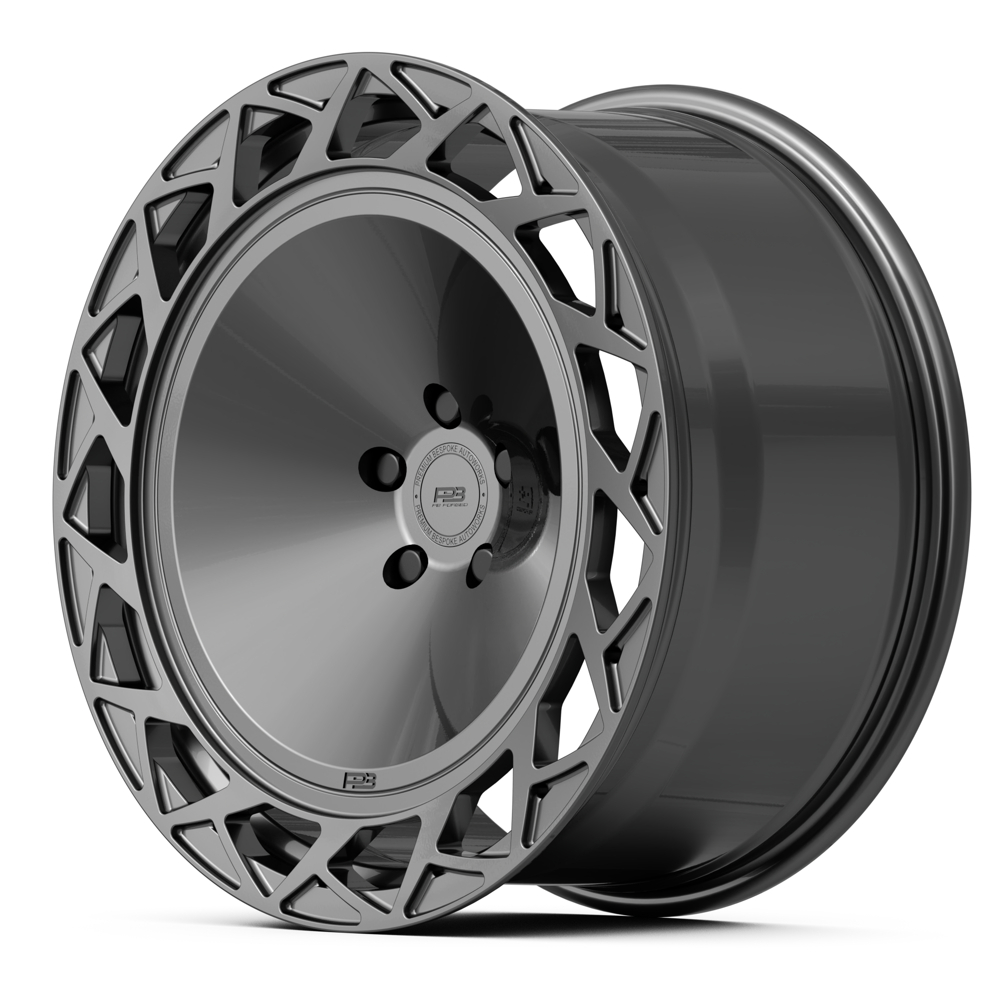 PBF-13 forged wheel, monoblock, side profile