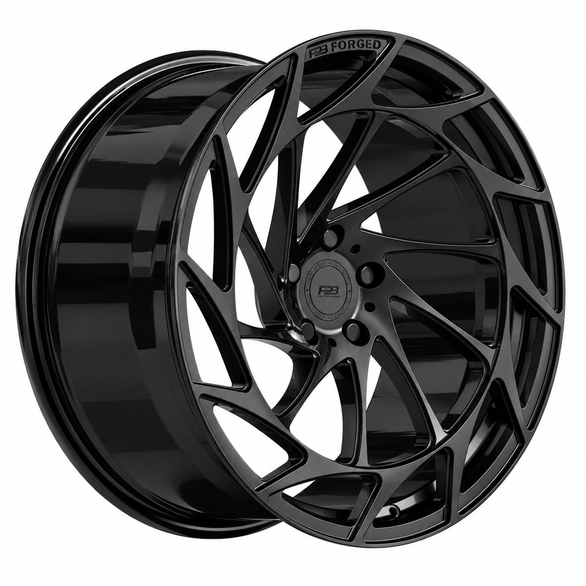 PBF-14 forged wheel in gloss black