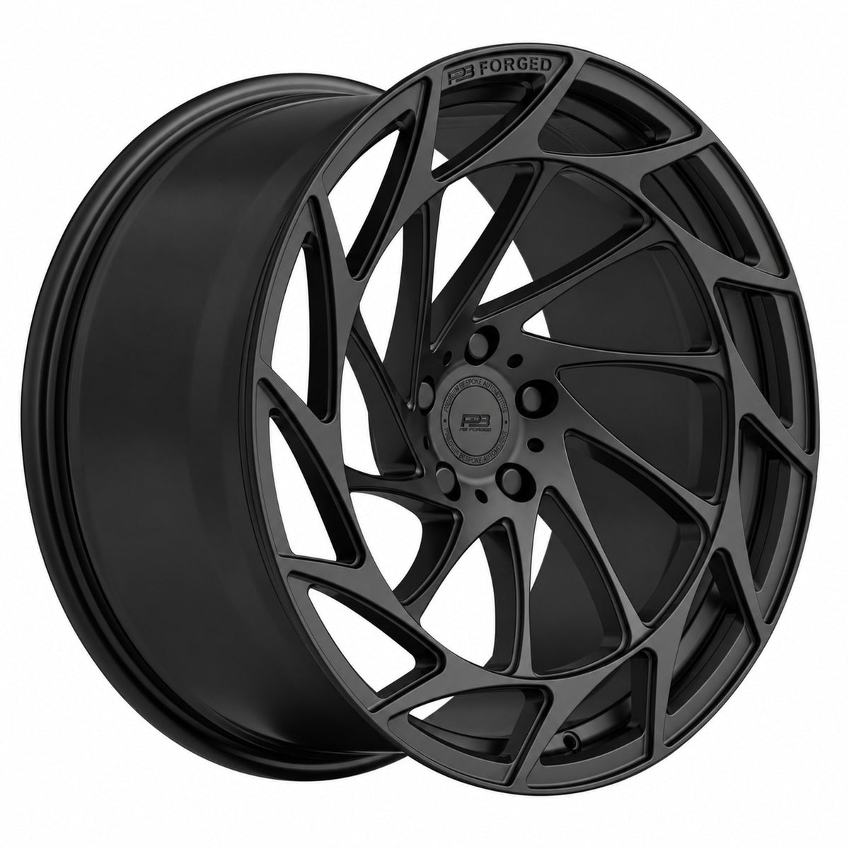 PBF-14 forged wheel in satin black