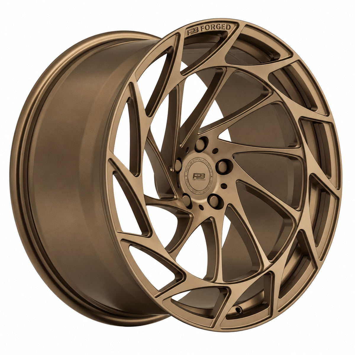PBF-14 forged wheel in satin bronze