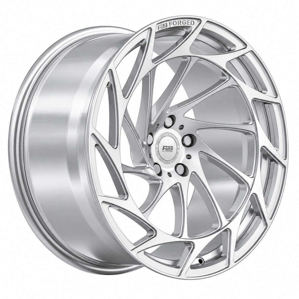 PBF-14 forged wheel in silver