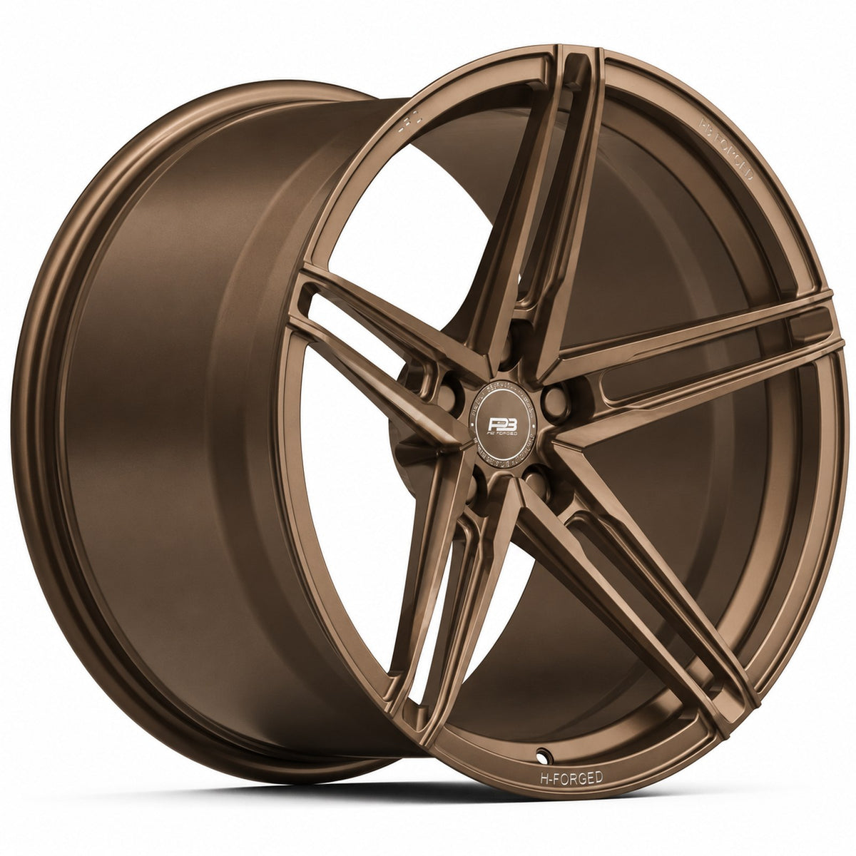 PBF-2 forged wheel in satin bronze