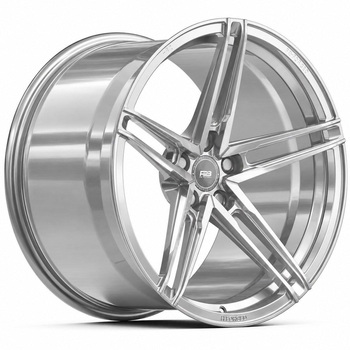 PBF-2 forged wheel in silver