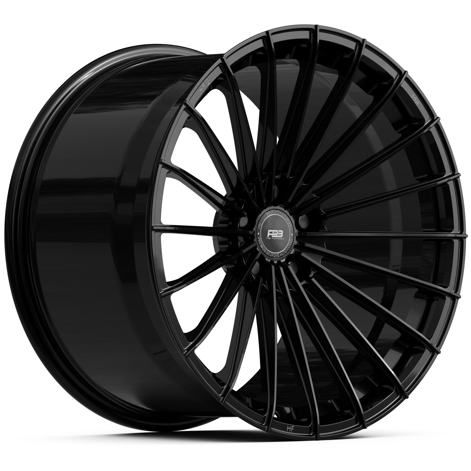 PBF-3 forged wheel, monoblock, front profile