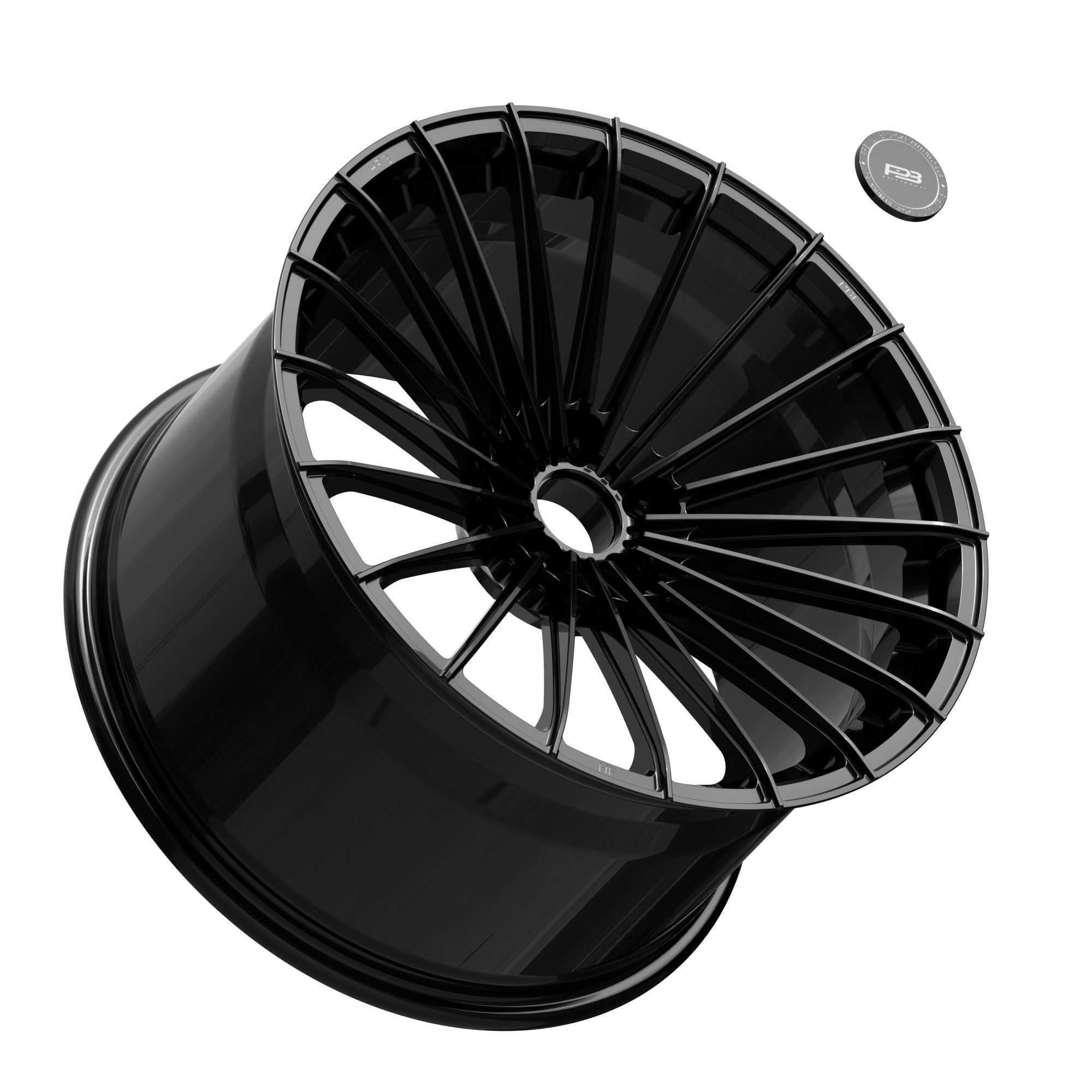 PBF-3 forged wheel, monoblock, tilt profile