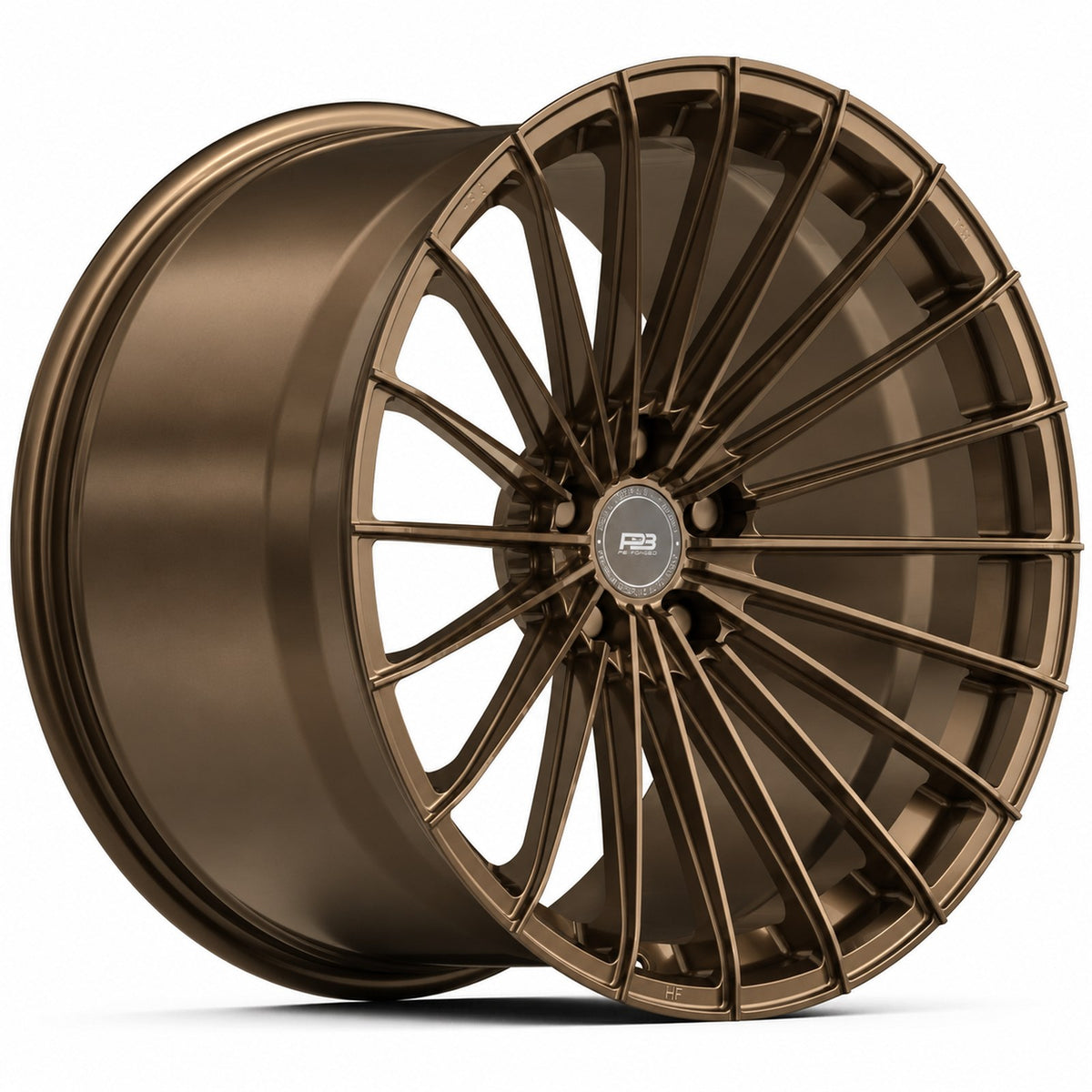 PBF-3 forged wheel in satin bronze