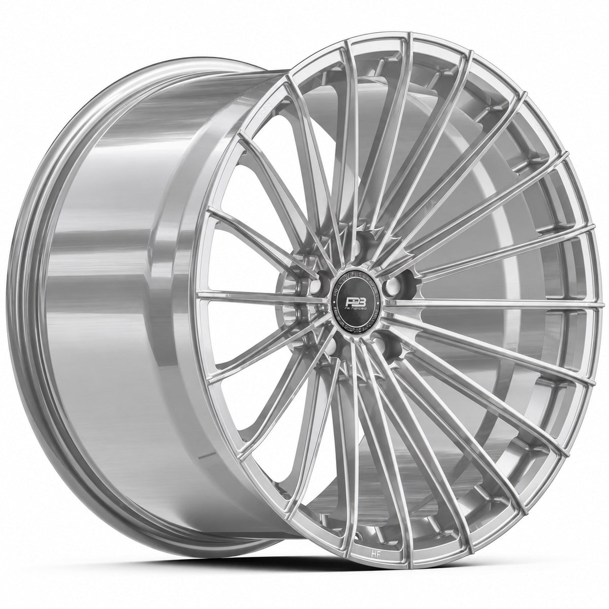 PBF-3 forged wheel in silver