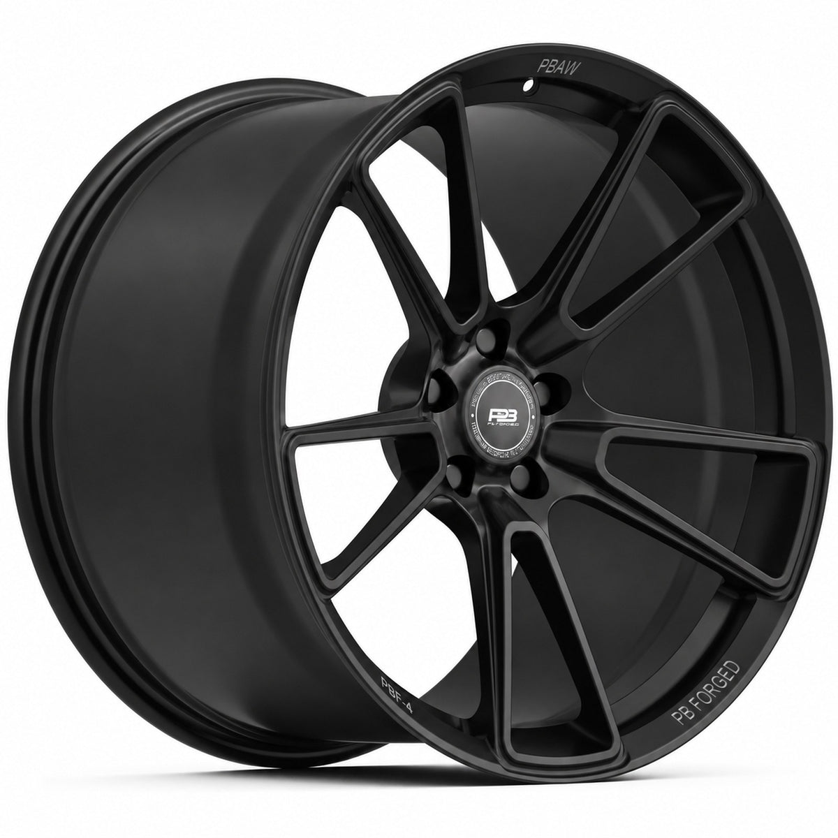 PBF-4 forged wheel in satin black