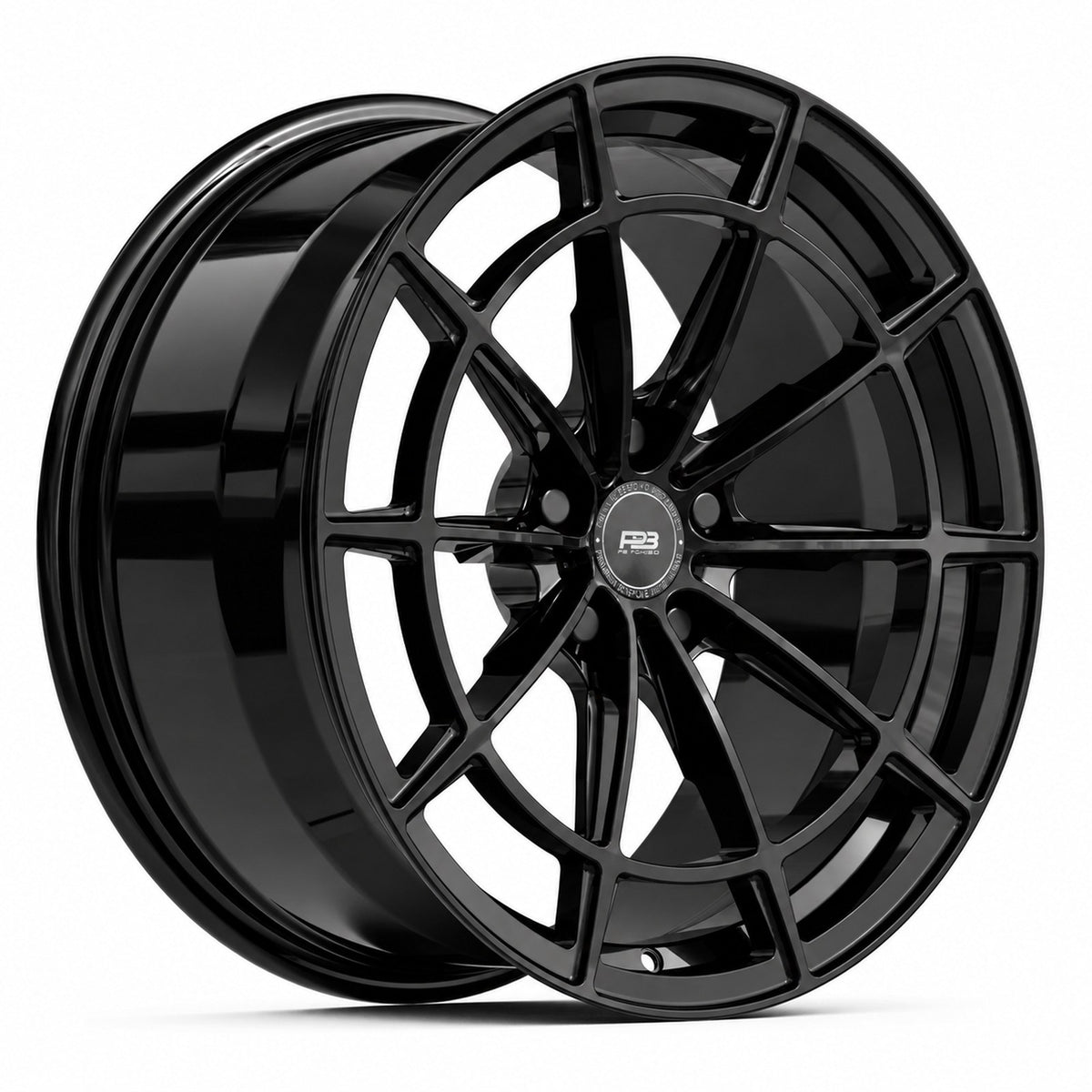 PBF-7 forged wheel in gloss black