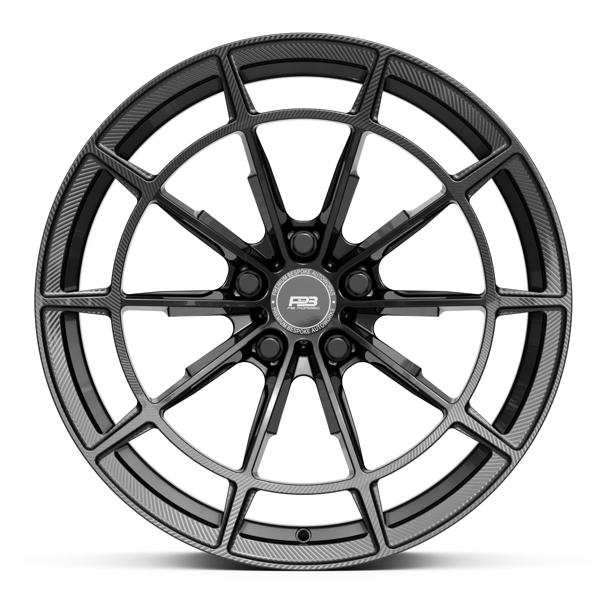 PBF-7 forged wheel, monoblock, side profile