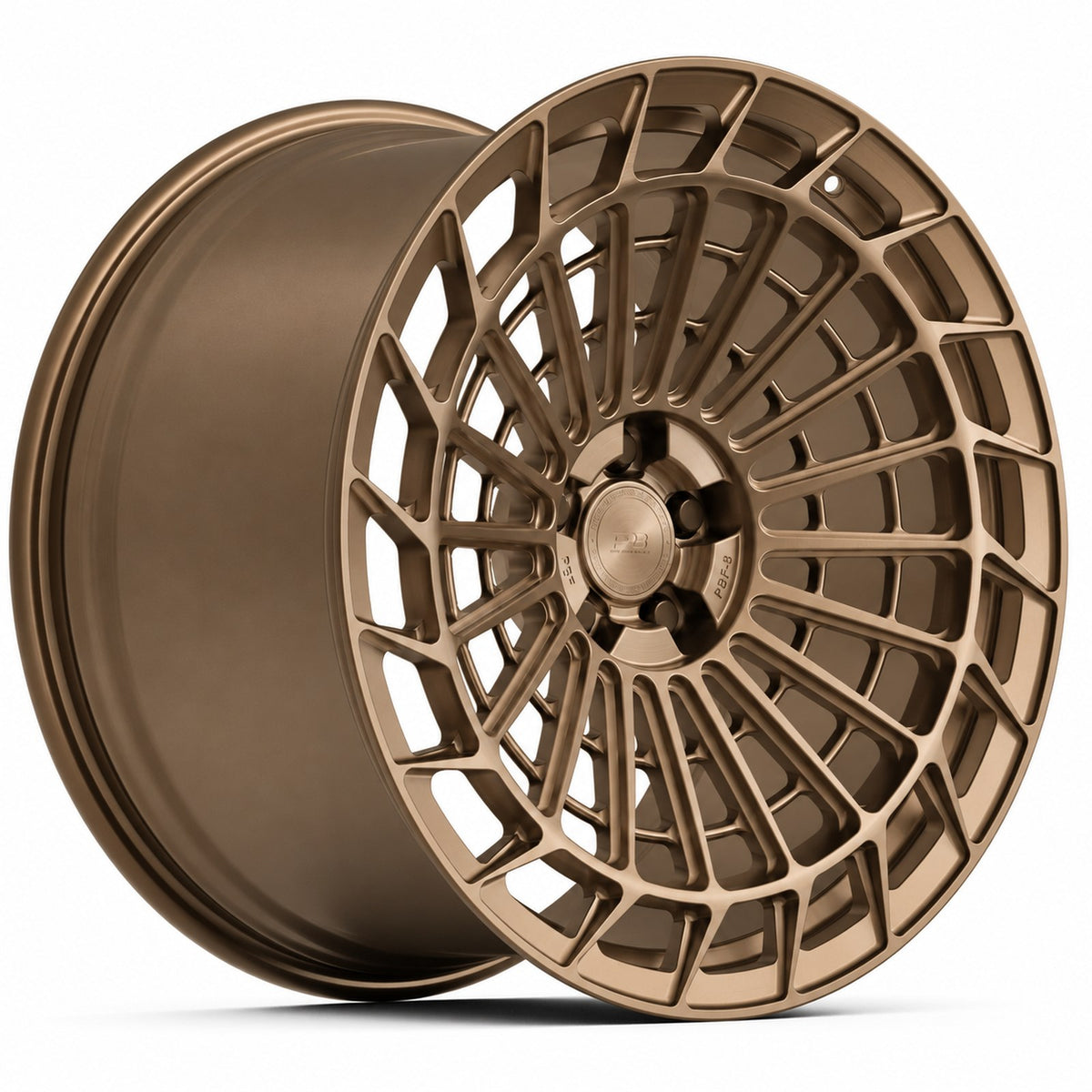 PBF-8 forged wheel in satin bronze