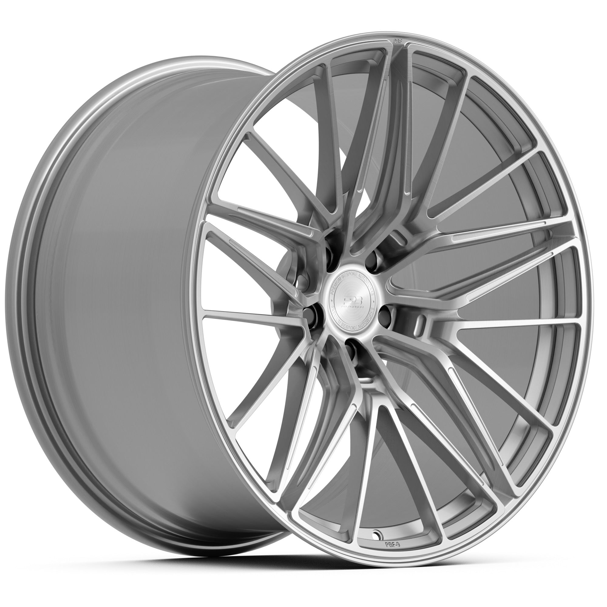 PBF-9 forged wheel, monoblock, 23", fits Range Rover Sport L494, front profile