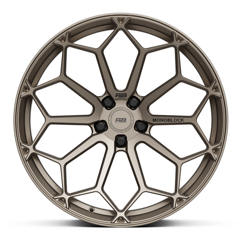 Monoblock forged wheel