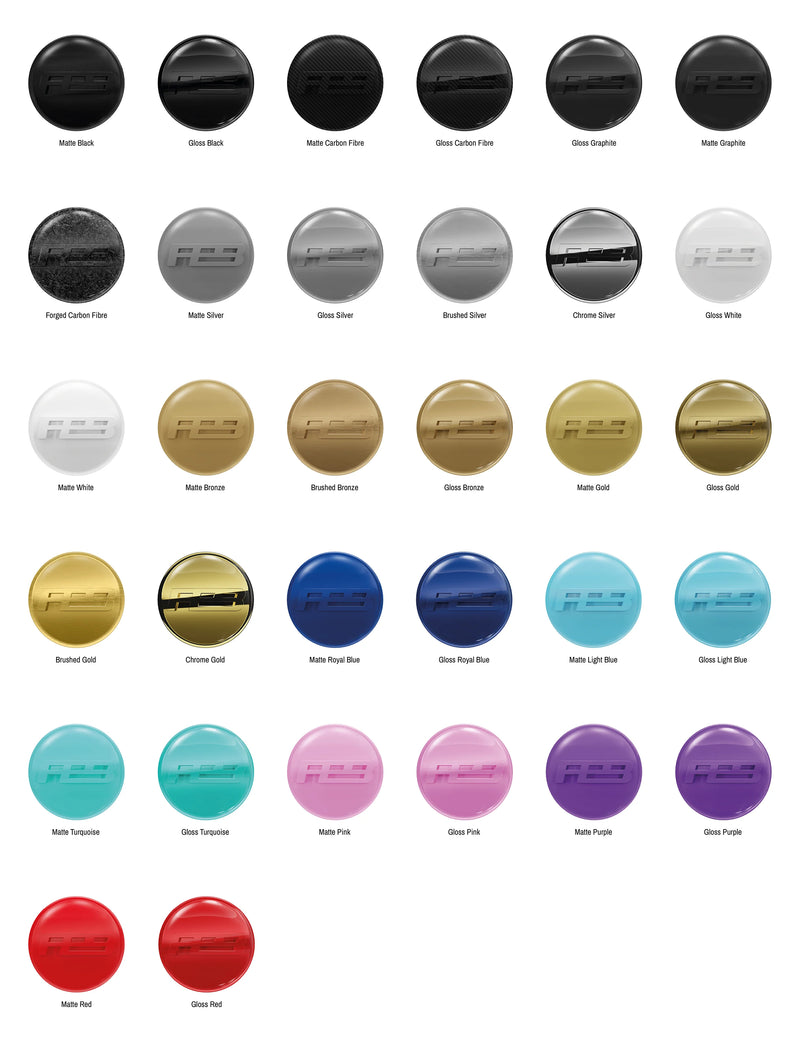 Forged Wheel Colour Palette
