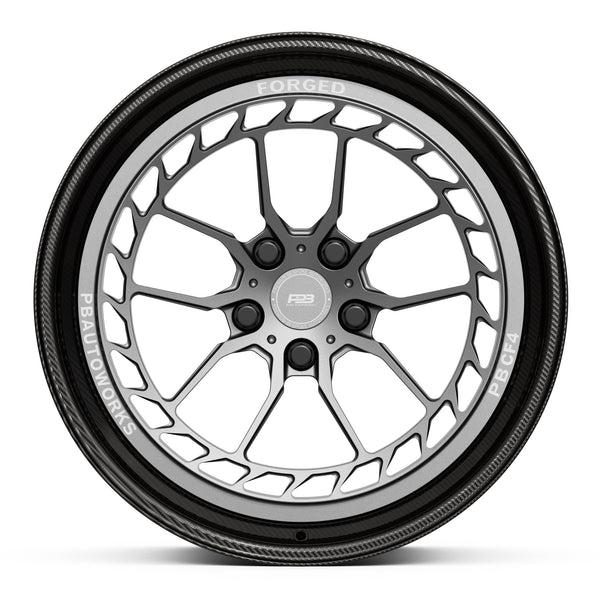 PBCF 4 - Carbon Fibre 2 Piece Wheel