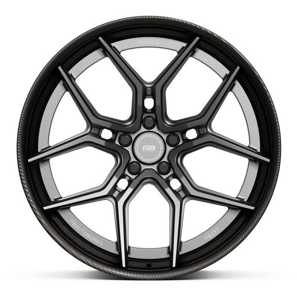 PBCF 7 - Carbon Fibre 2 Piece Wheel