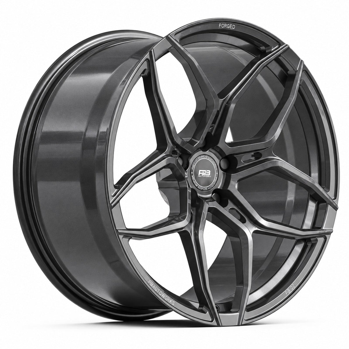 PB 102 forged wheel in anthracite