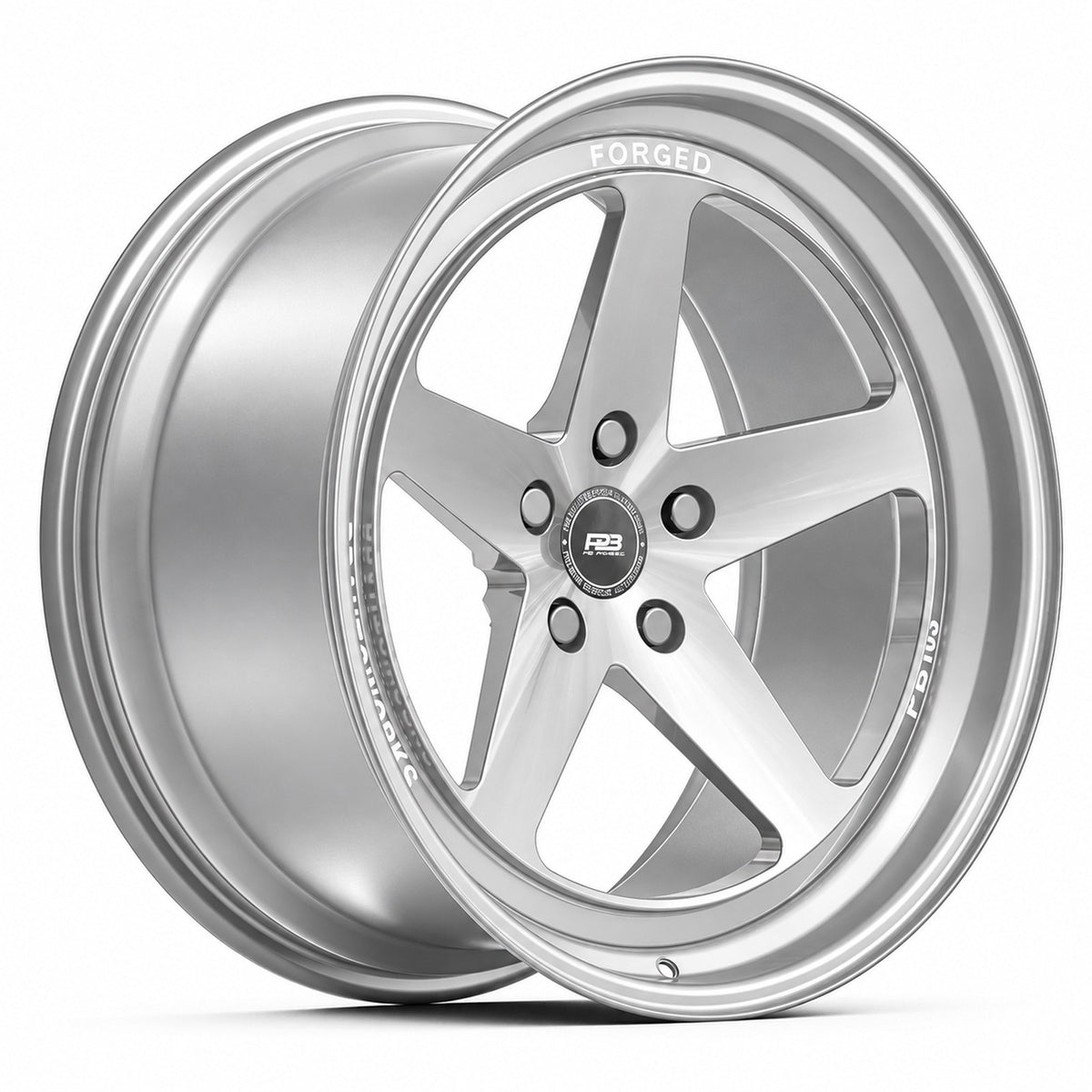 PB 103 forged wheel in silver