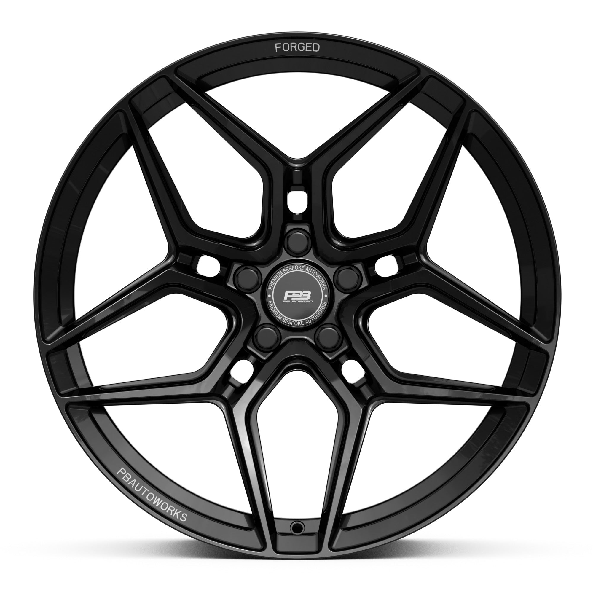 PB 104 forged wheel, monoblock, 20"/21", fits BMW M3 G80, side profile