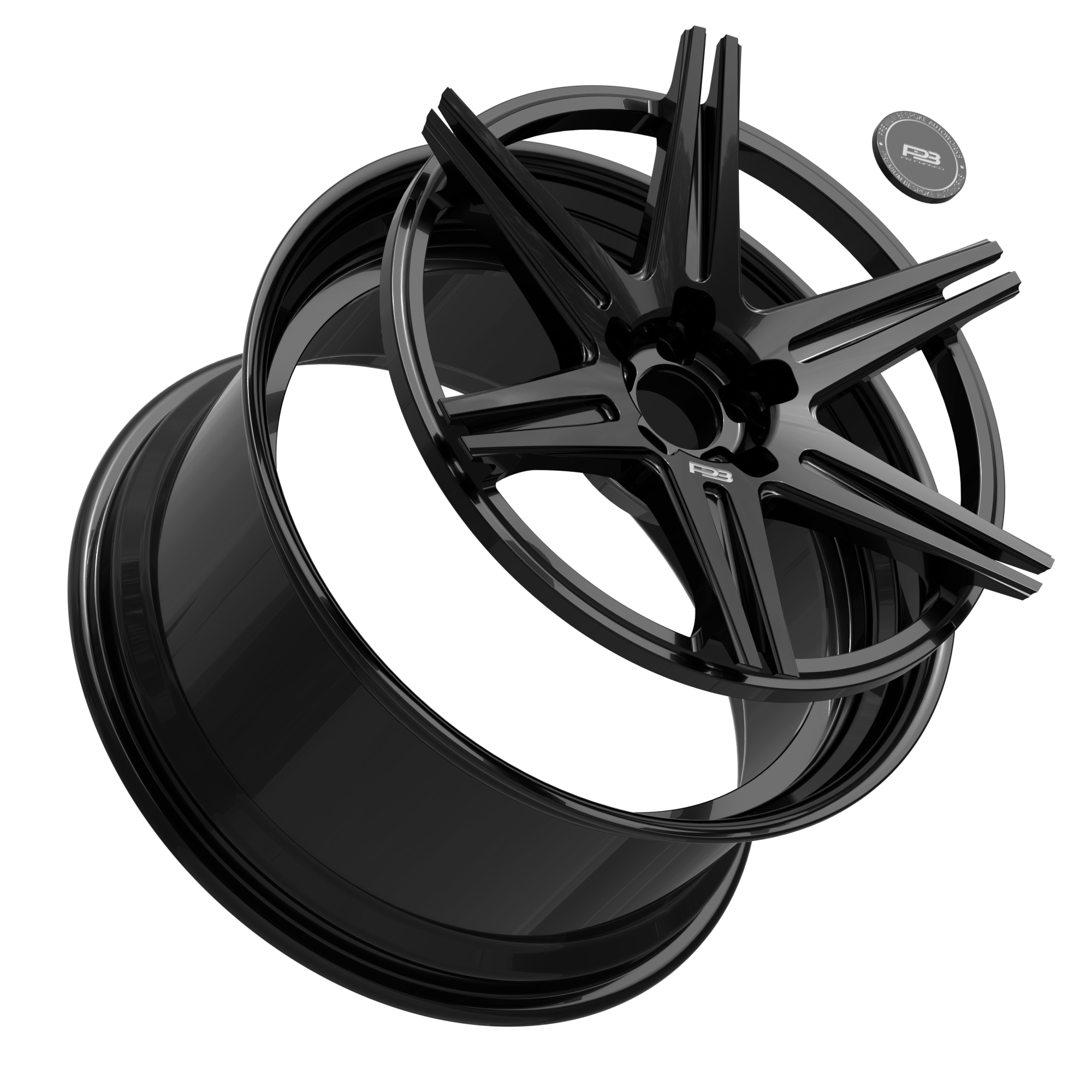 PB 105 forged wheel, 2-piece