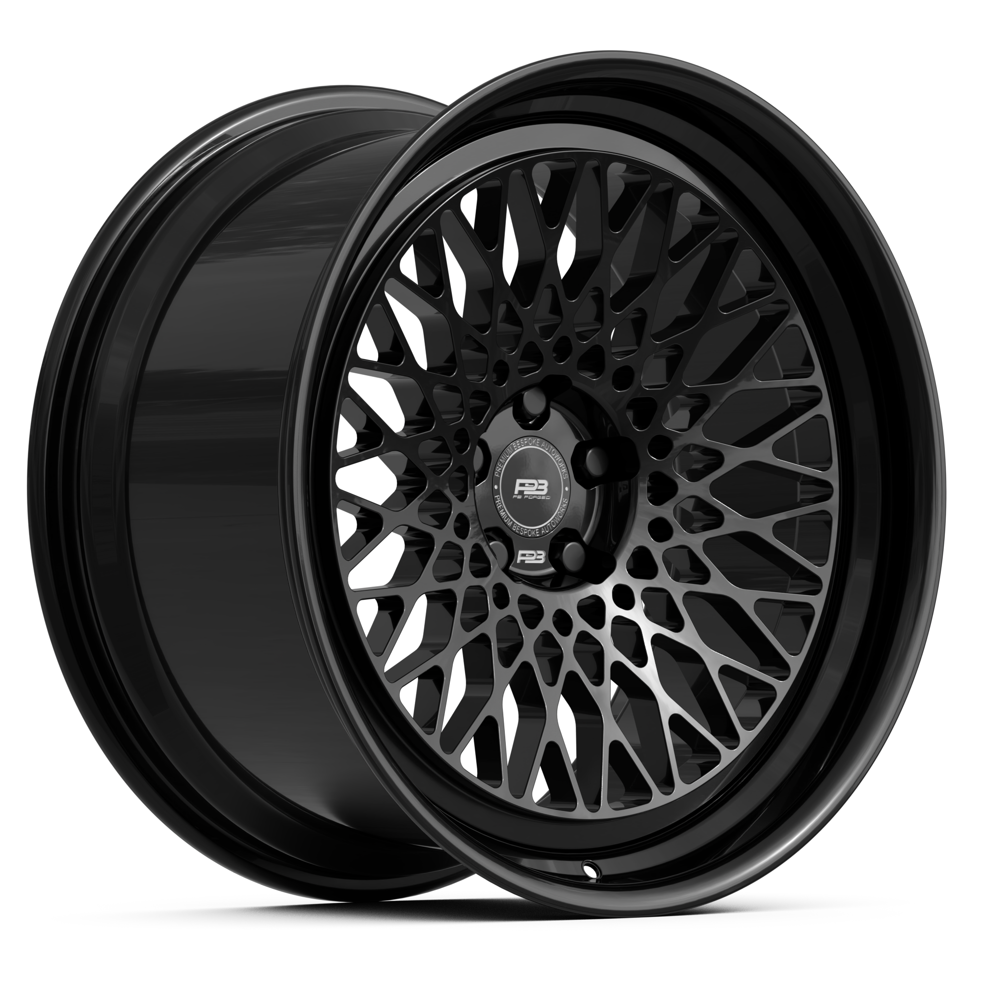 PB 106 forged wheel, 2-piece, front profile