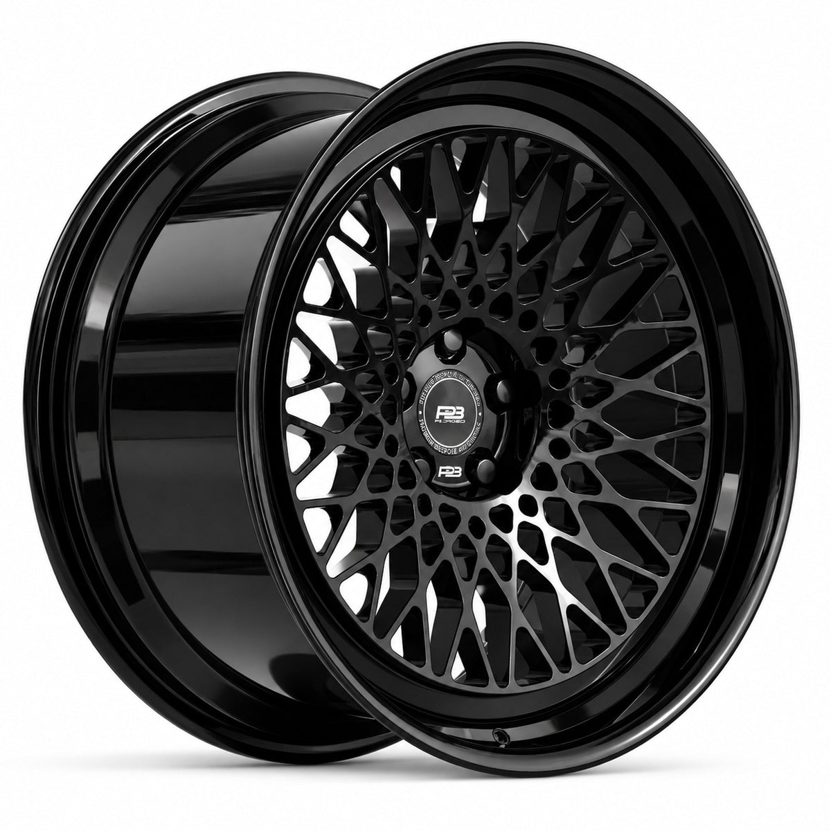 PB 106 forged wheel in gloss black