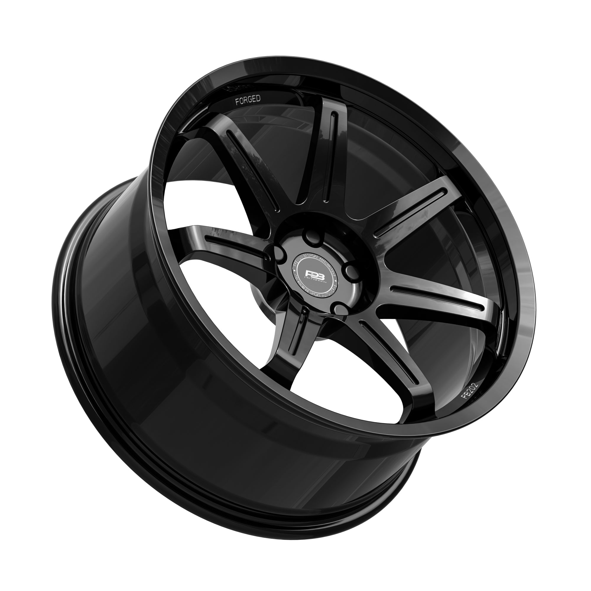 PB 202 forged wheel, monoblock, tilt profile