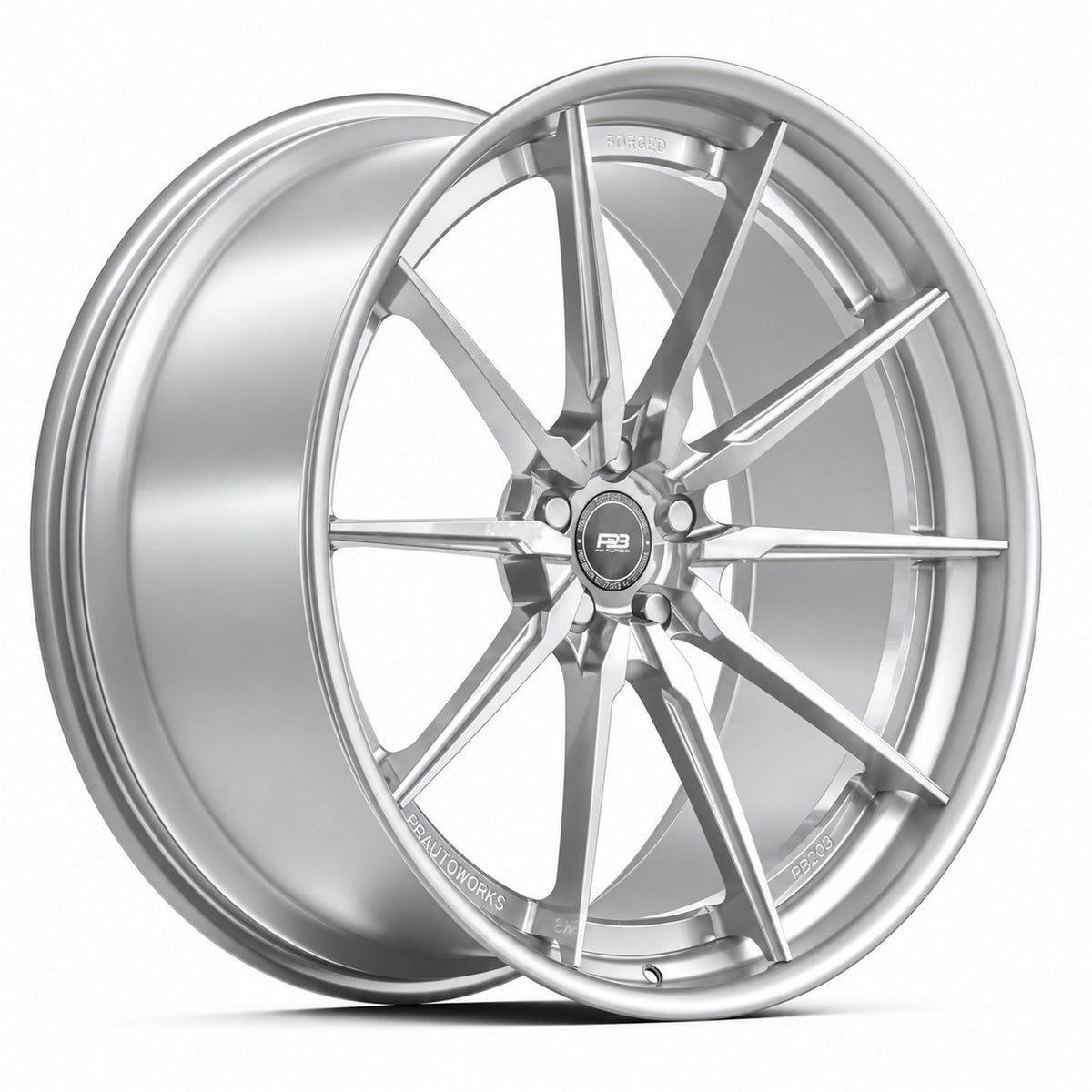 PB 203 forged wheel in silver