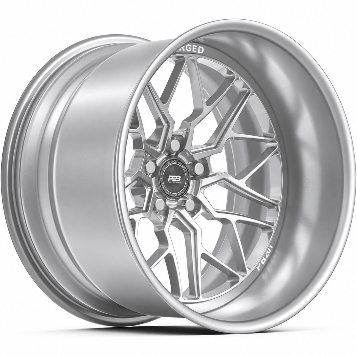 PB 301B forged wheel in silver