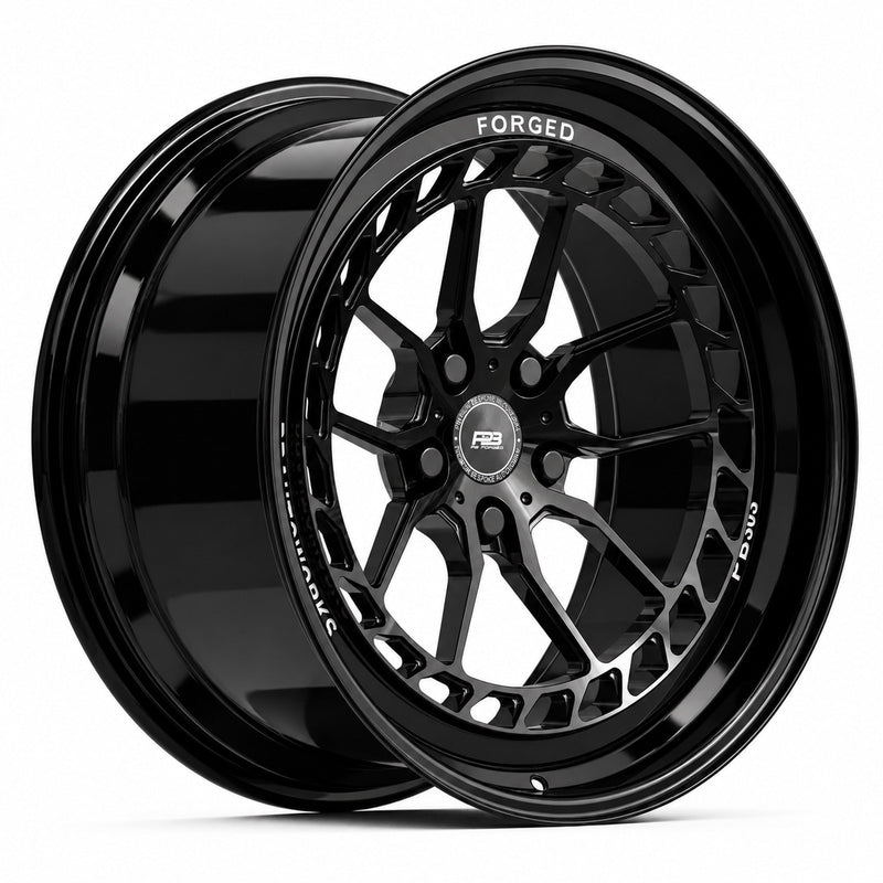 PB 303 forged wheel in gloss black
