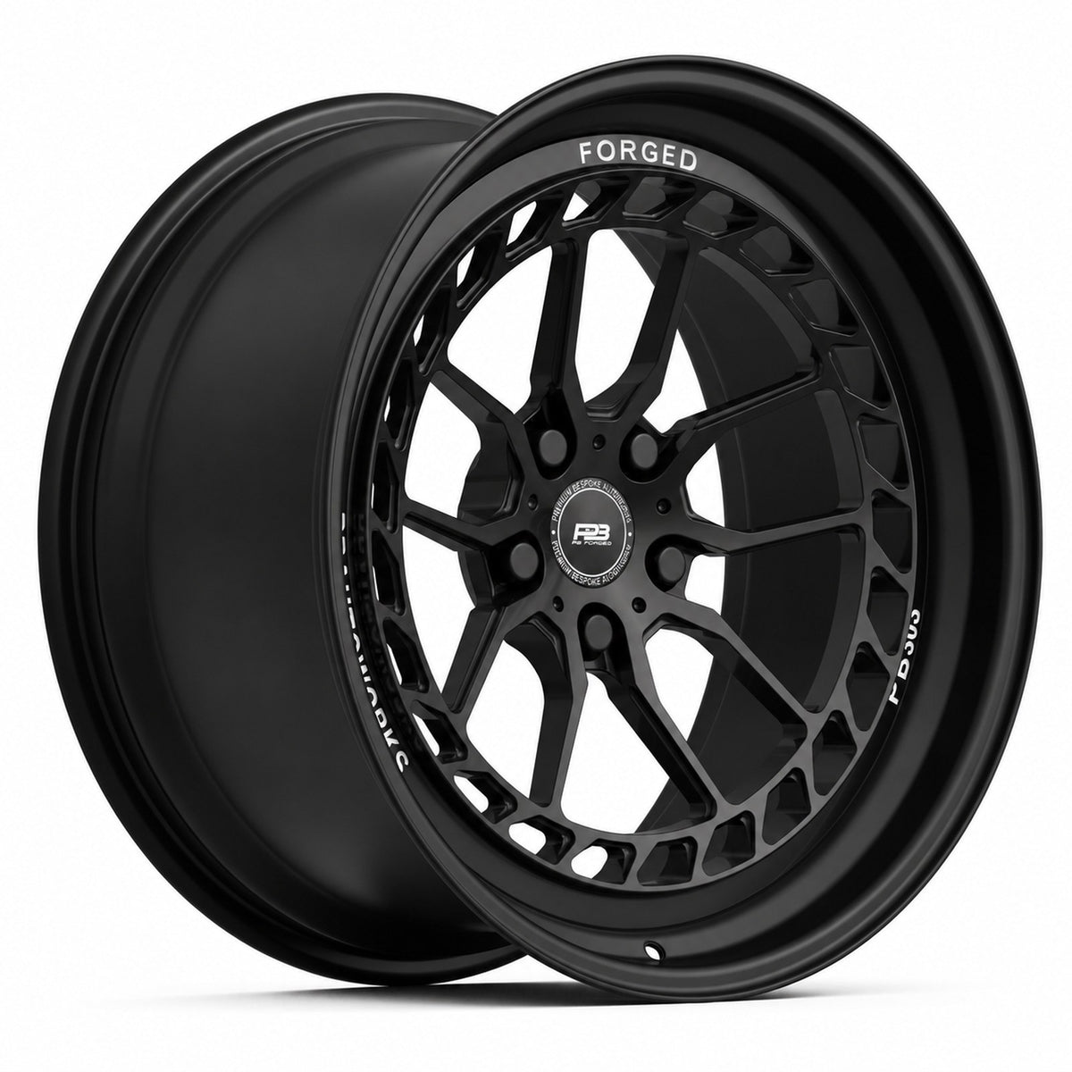 PB 303 forged wheel in satin black