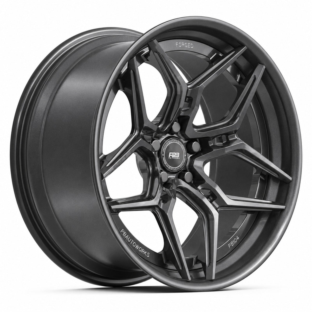 PB 401 forged wheel in anthracite