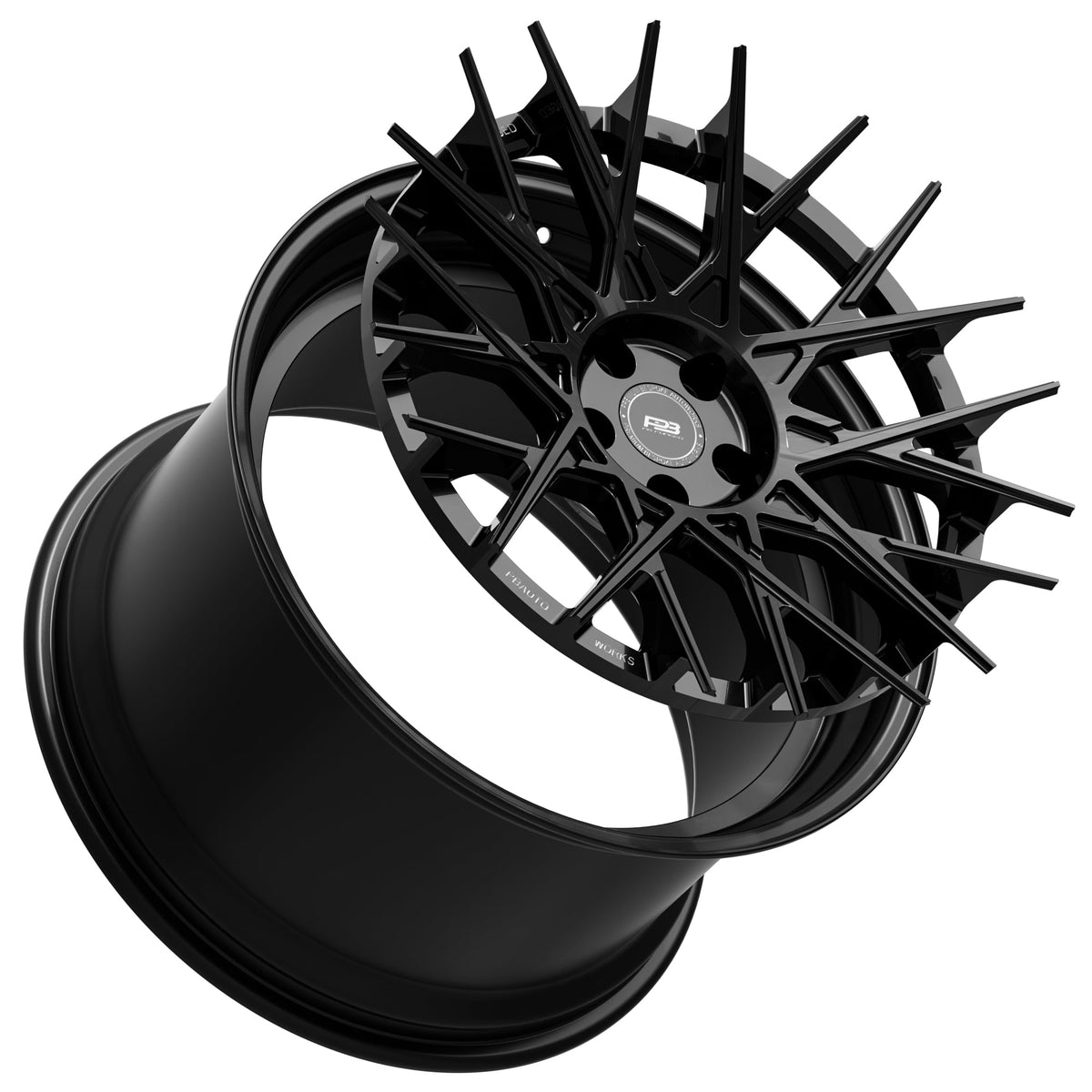 PB 601A forged wheel, 2-piece, tilt profile
