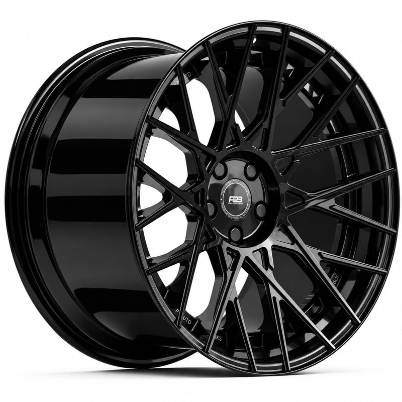 PB 601A forged wheel in gloss black