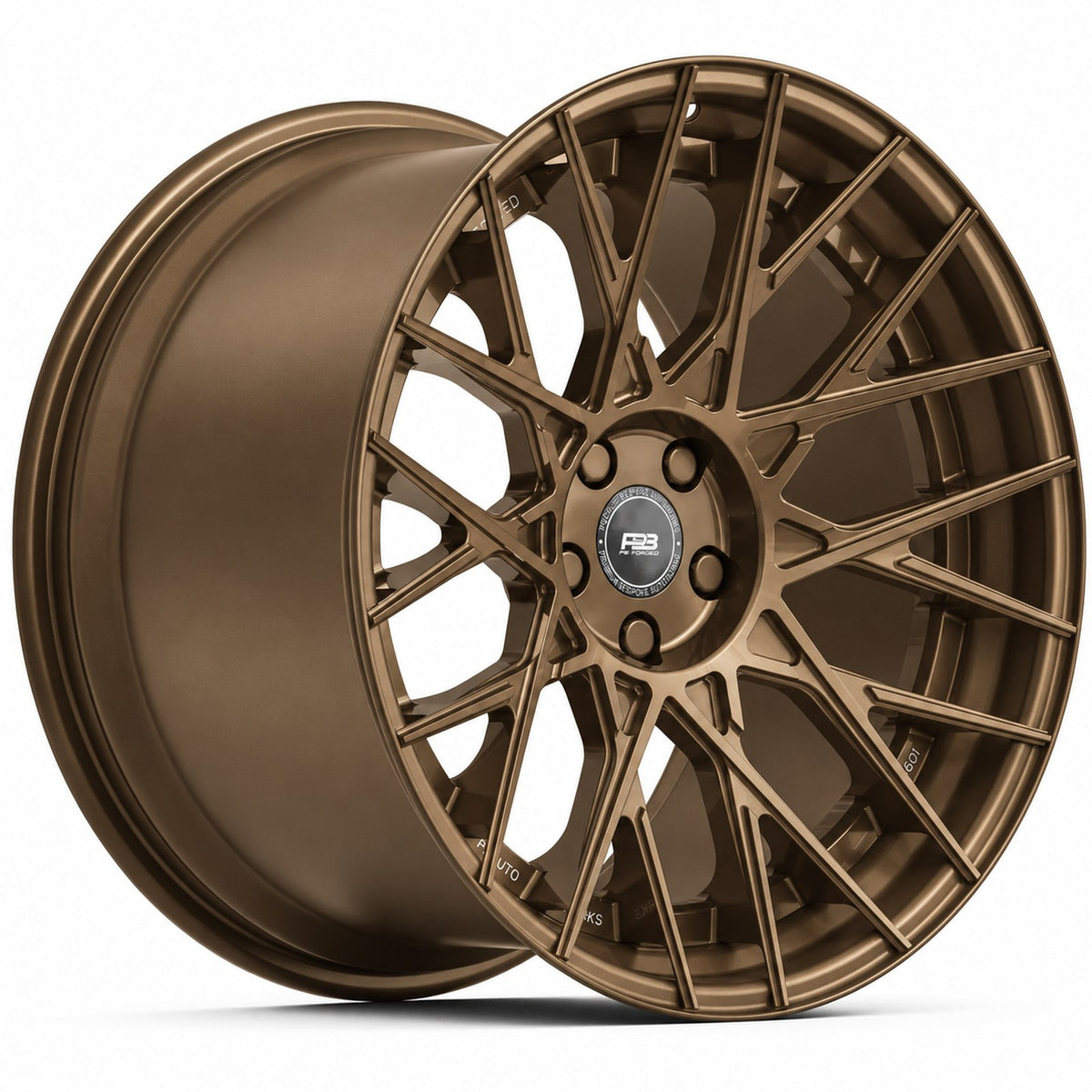 PB 601A forged wheel in satin bronze