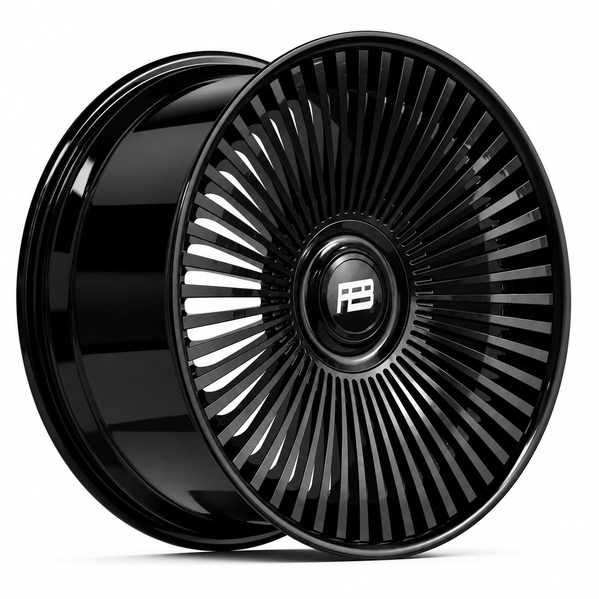 PB 601B forged wheel in gloss black